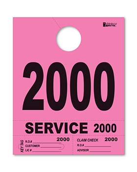 Heavy brite™ brand - 4 part service dispatch numbers
