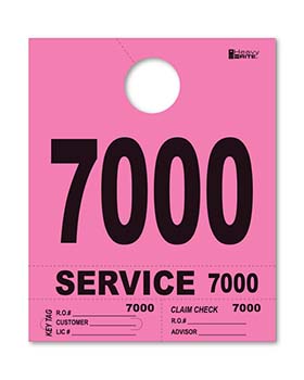 Heavy brite™ brand - 4 part service dispatch numbers