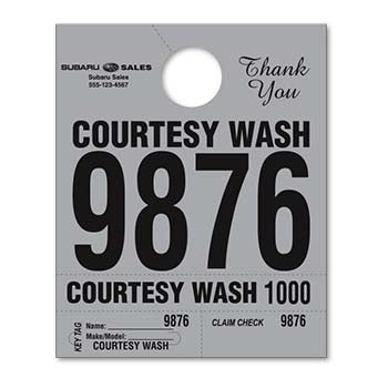 Heavy brite™ brand - custom 4 part service dispatch numbers