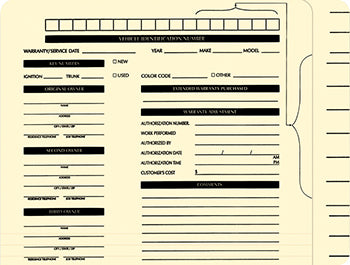 File right file folders - printed