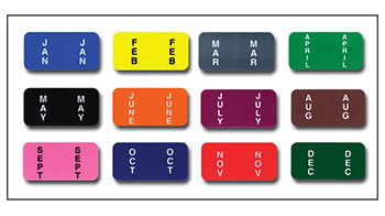File right™ brand - month labels