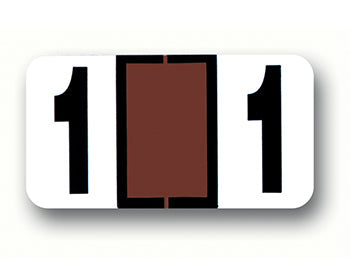 File right™ brand - number labels