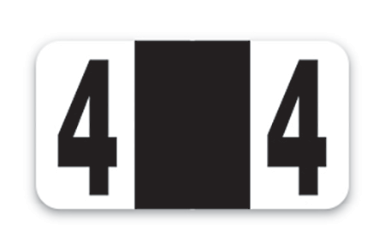 File right™ brand - number labels