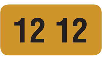 File Right™ Brand - 12 Year Labels