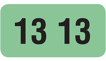 File Right™ Brand - 13 Year Labels
