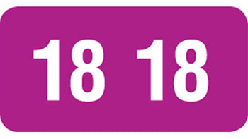 File Right™ Brand - 18 Year Labels