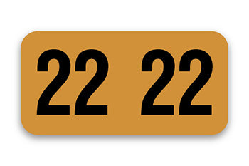 File Right™ Brand - 22 Year Labels