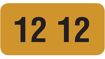 File Right™ Brand - 12 Year Labels