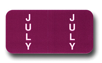 File Right™ Brand - JULY Month Labels