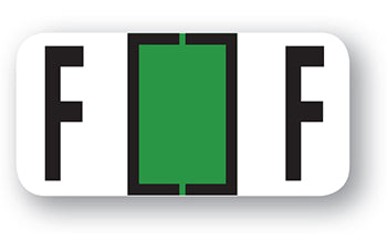 File right™  brand - alphabet labels
