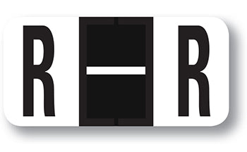 File right™  brand - alphabet labels