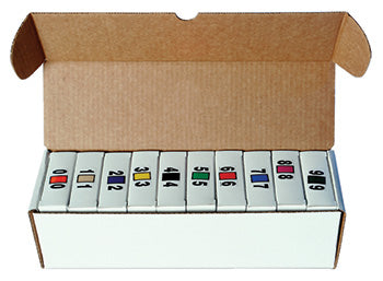 File label roll dispenser box