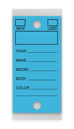 Self protecting key tags