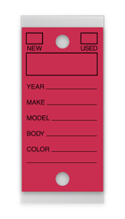 Self protecting key tags