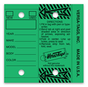 Self protecting key tags