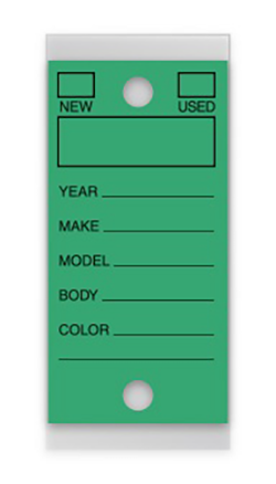 Self protecting key tags