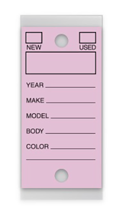 Self protecting key tags