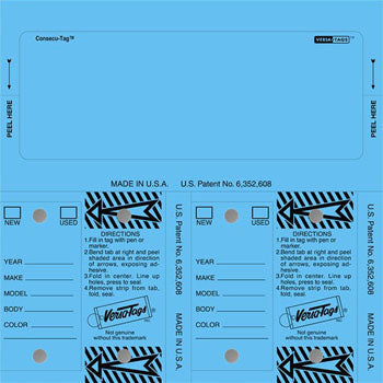 Control Tags - Un-Numbered (blank)