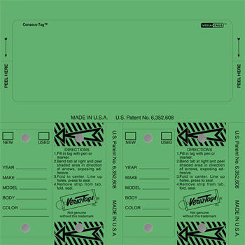 Control Tags - Un-Numbered (blank)