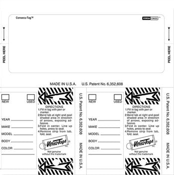 Control Tags - Un-Numbered (blank)