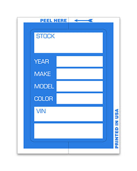 Kleer-bak stock stickers