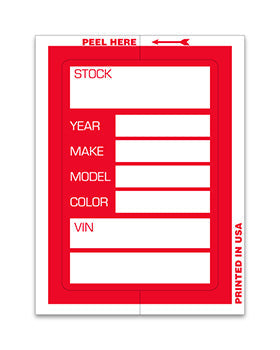 Kleer-bak stock stickers