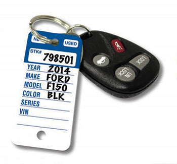 Top stripe key tags - form 255