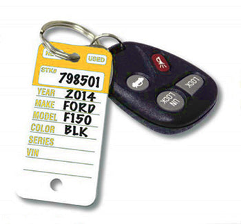 Top stripe key tags - form 255