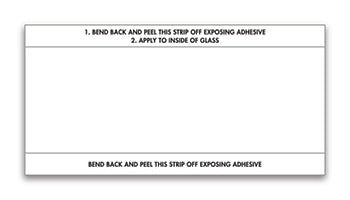 Stock number mini signs - form 650