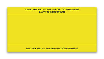 Stock number mini signs - form 650