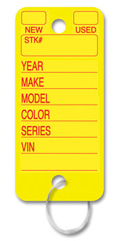 Poly tag key tags - form 250