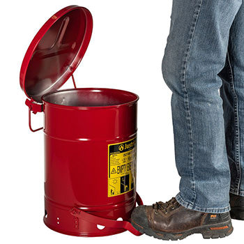 Just rite® brand - oily waste cans - 6 gallon