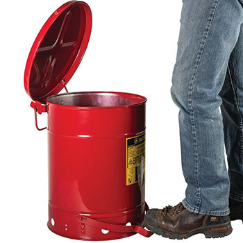Just rite® brand - oily waste cans - 10 gallon
