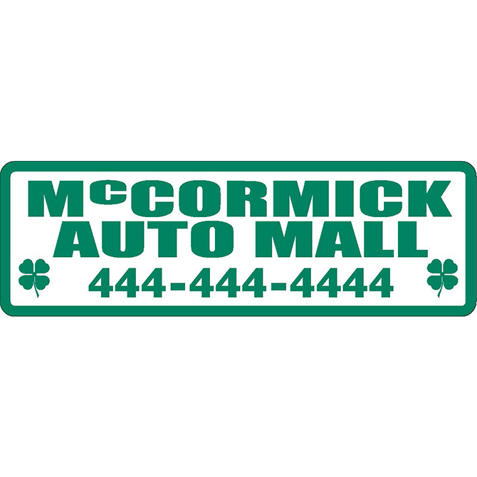Domed auto decals - white