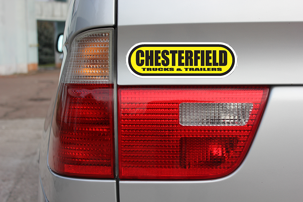 Domed auto decals - clear