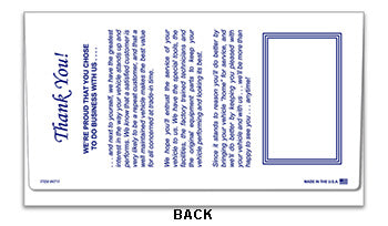 Paper document holders (vehicle paper wallets)