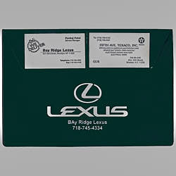 Custom vinyl policy document holder