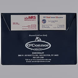 Custom vinyl policy document holder
