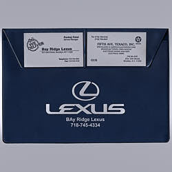 Custom vinyl policy document holder