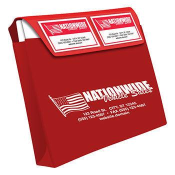 Custom vinyl policy document holder