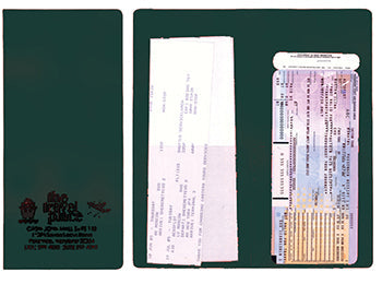 Custom vinyl policy  booklet style holder