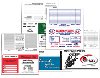 Custom paper document holder (vehicle paper wallets)