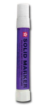 Solid paint windshield markers (grease pens)