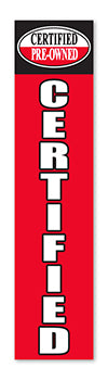 ViZi™ Brand - flat top swooper flag - regular