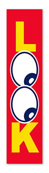 ViZi™ Brand - flat top swooper flag - large