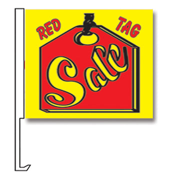 ViZi™ Brand - clip-on window flag