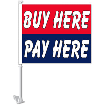 ViZi™ Brand - clip-on window flag