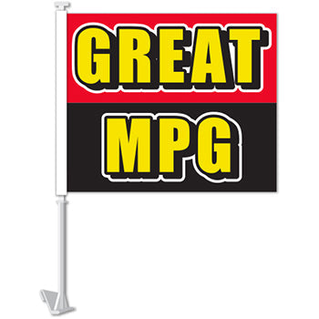 ViZi™ Brand - clip-on window flag
