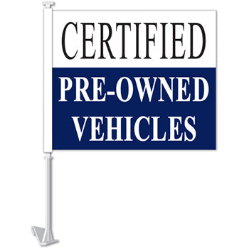 ViZi™ Brand - clip-on window flag