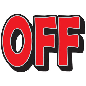 Giant magnetic slogan - off